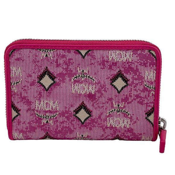 MCM MXL CATA01 Round Coin Purse, Pink, Women's - Picture 2 of 11